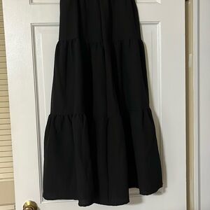 Long full skirt